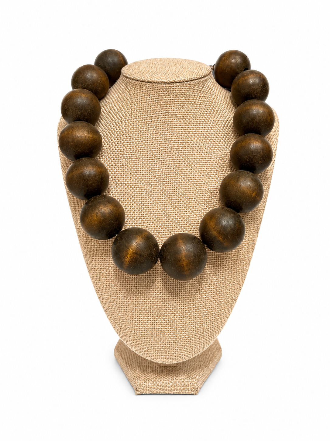 Wood Ball Necklaces