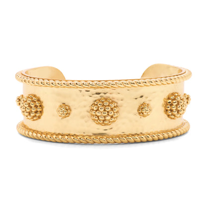 Berry Cuff in Hammered Gold