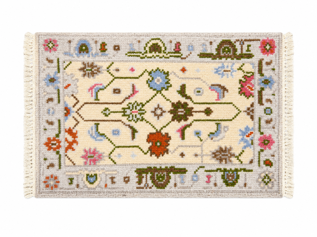Oushak rug 2x3
