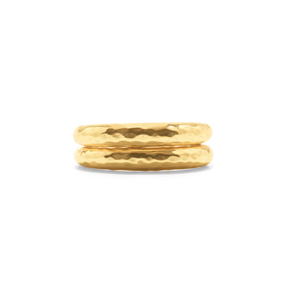 Cleopatra Slice Stacking Ring Set In Gold