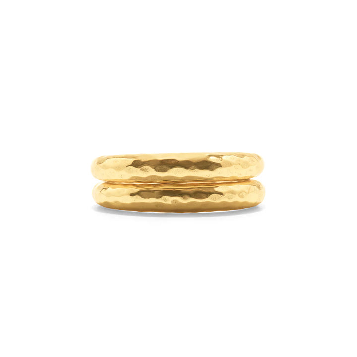 Cleopatra Slice Stacking Ring Set In Gold