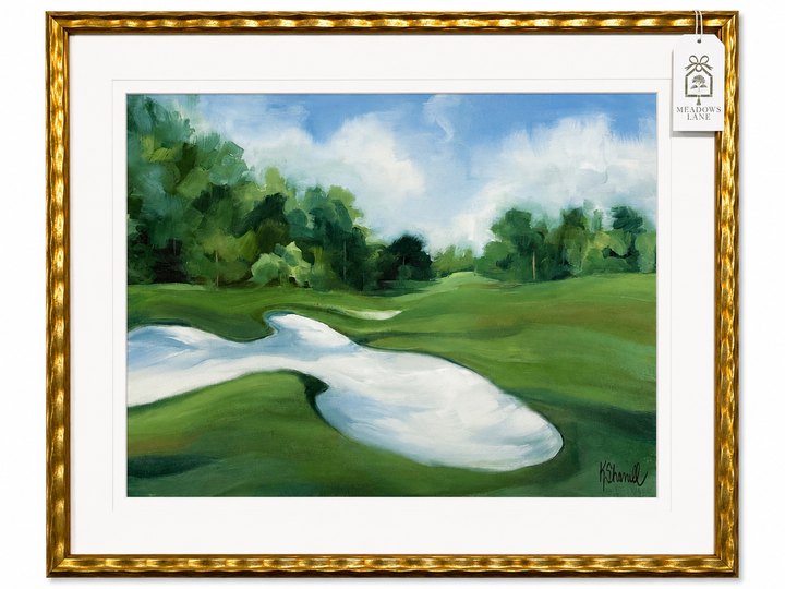 Golf Course Framed Art 24x20