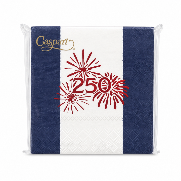 Cocktail Napkins - 250 Navy Fireworks