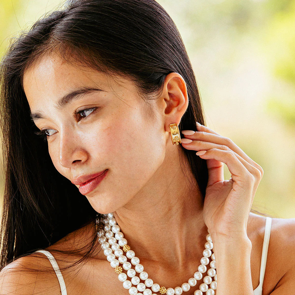 Berry Classic Small Hoop Earrings Gold