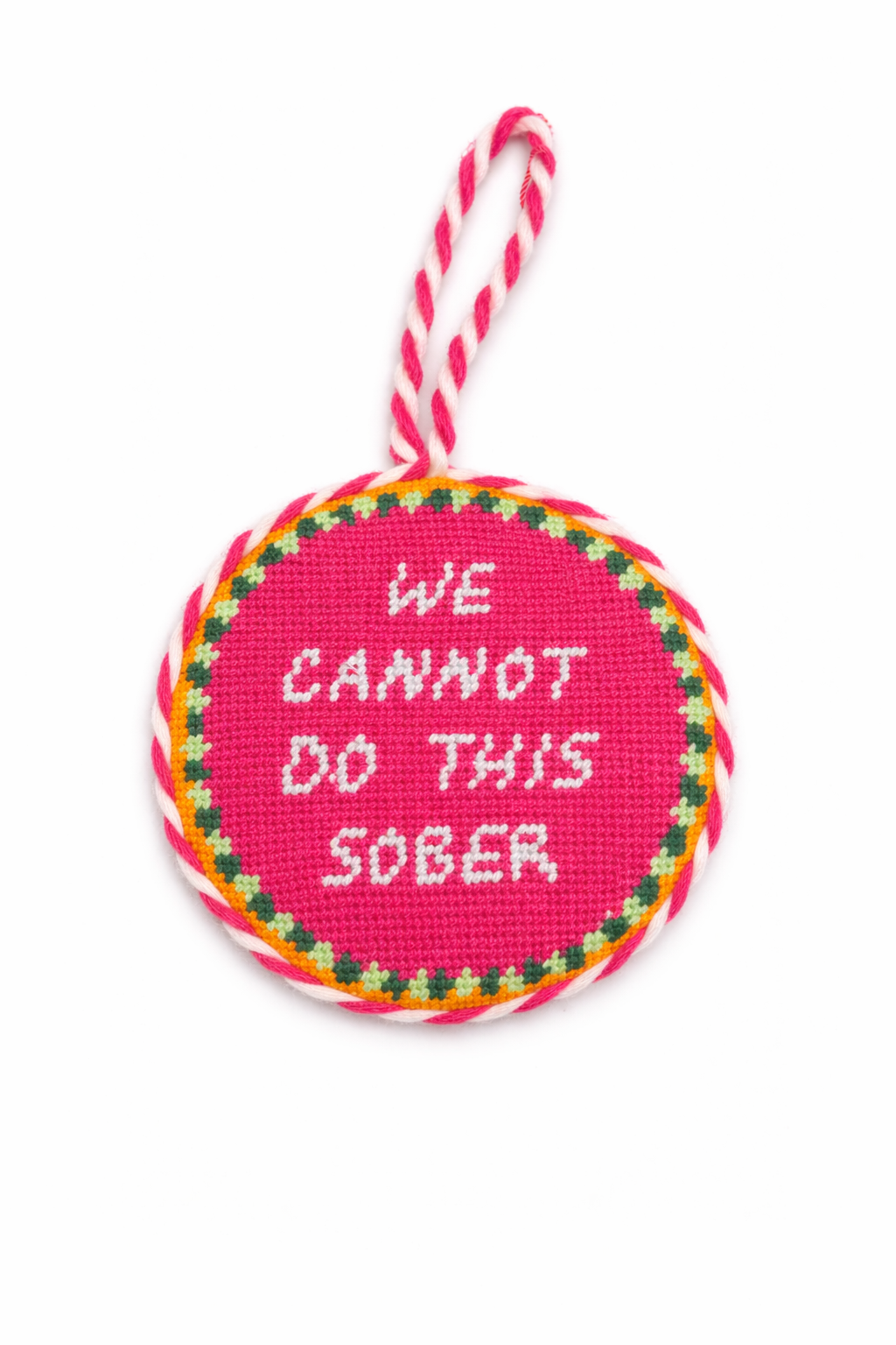Needlepoint Ornament - Sober