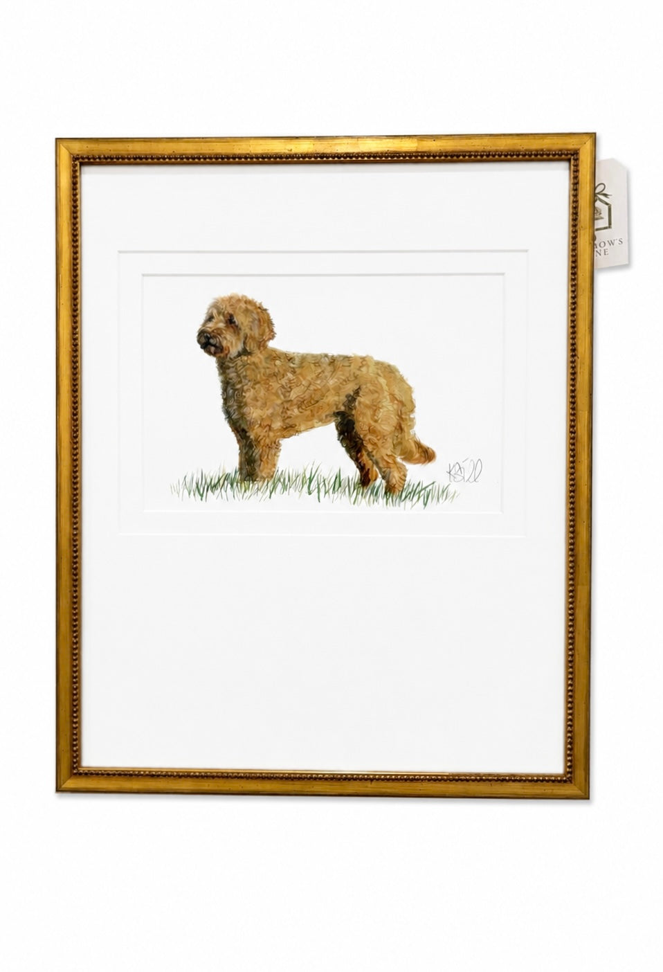 Golden Doodle Framed Art 18x22