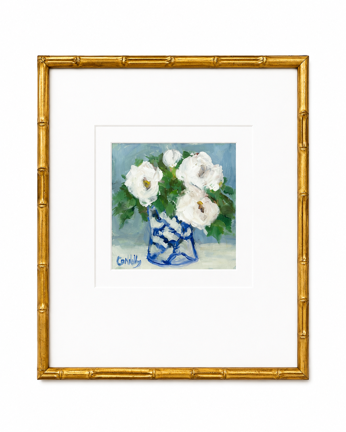 Floral Vase Framed Art 18x22