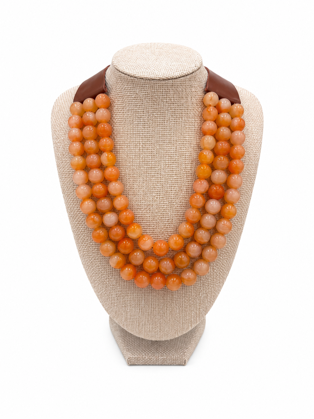 Three Row Bead Necklace