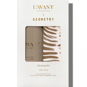 Ambre Santal Cleaning Kit w/Geometry Towel