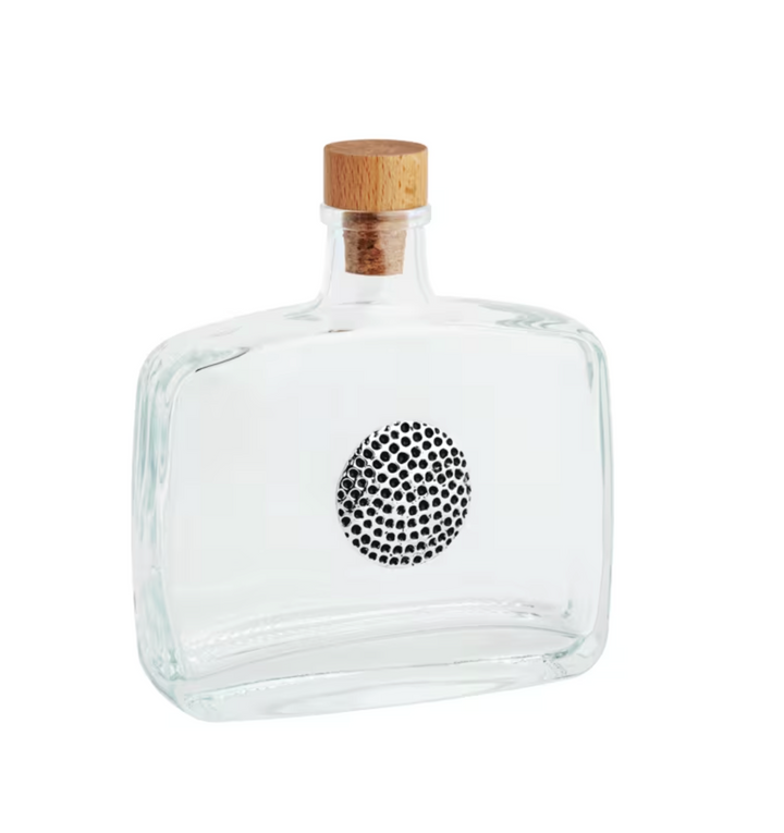 Golf Ball Metal Icon Decanter