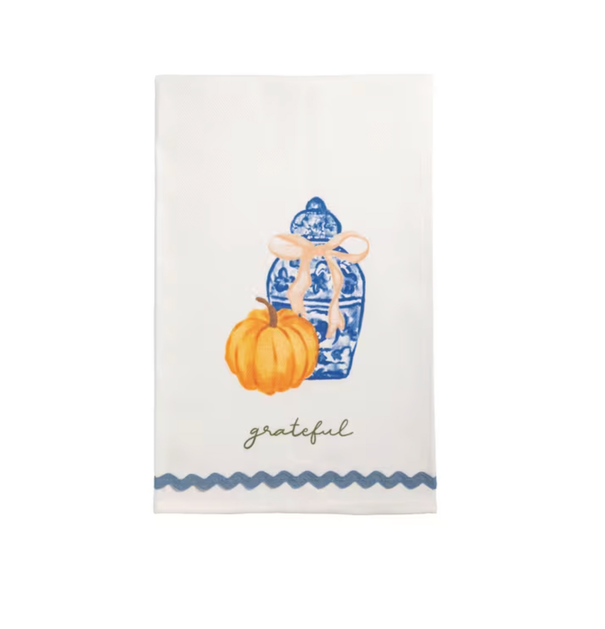 Grateful Topiary Tea Towel