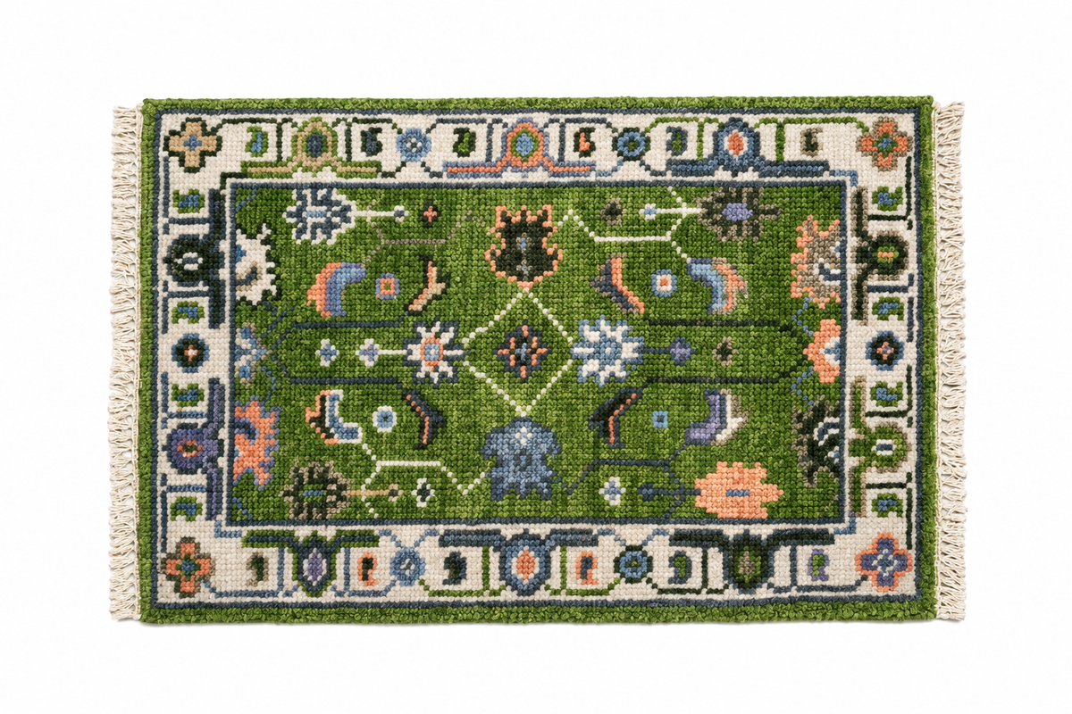 Oushak rug 2x3