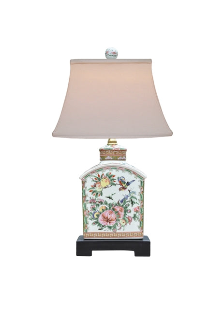 Rose Canton Square Lamp