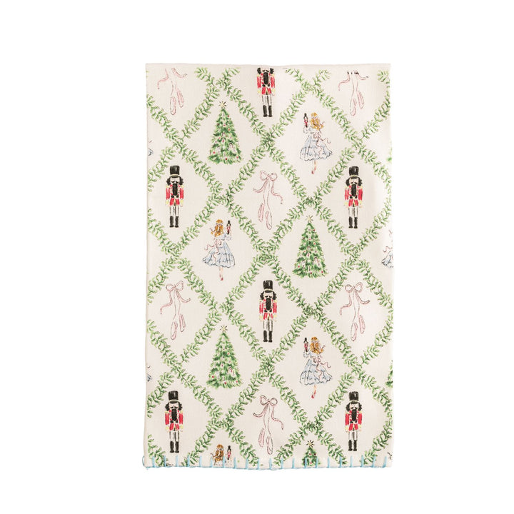 Lattice Nutcracker Tea Towel