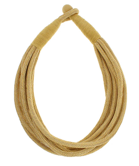 Multi Strand Rope Necklace