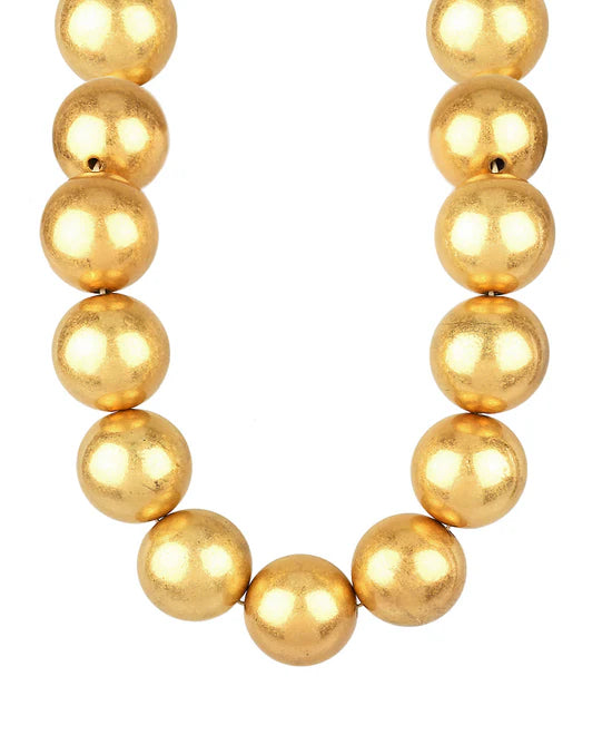 Gold Ball Necklace