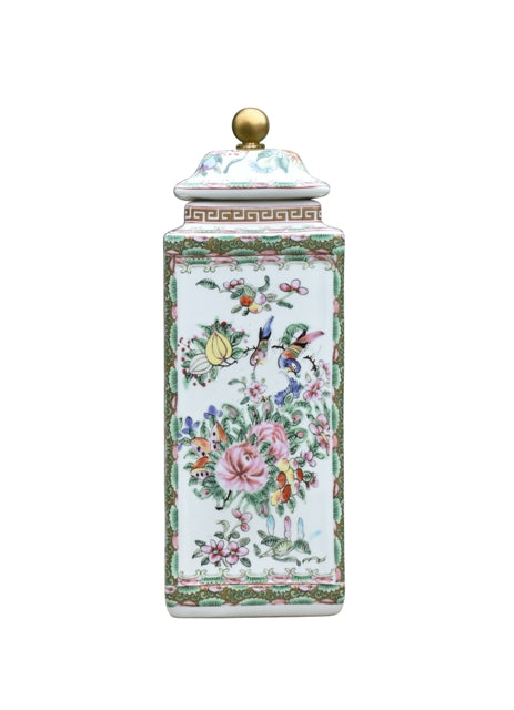 Rose Canton Tall Jar