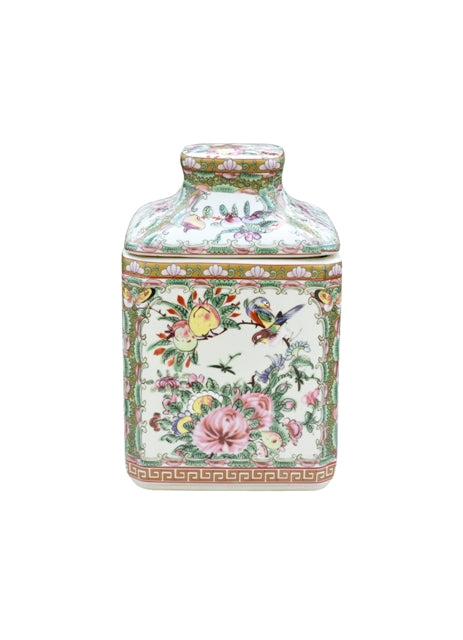 Rose Canton Box Jar