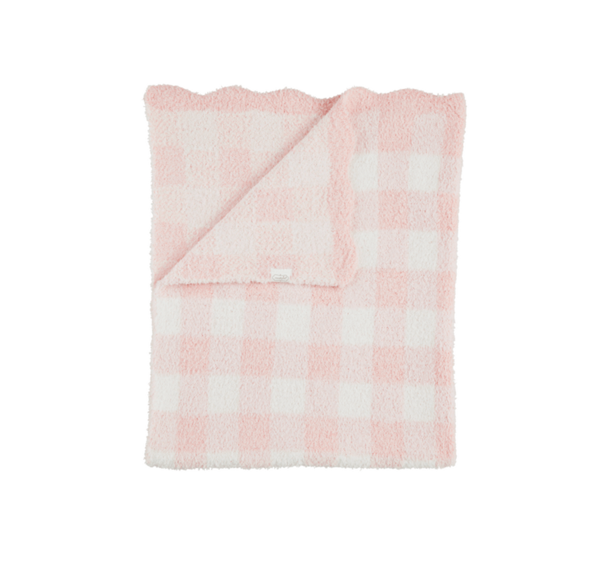 Gingham Chenille Baby Blanket