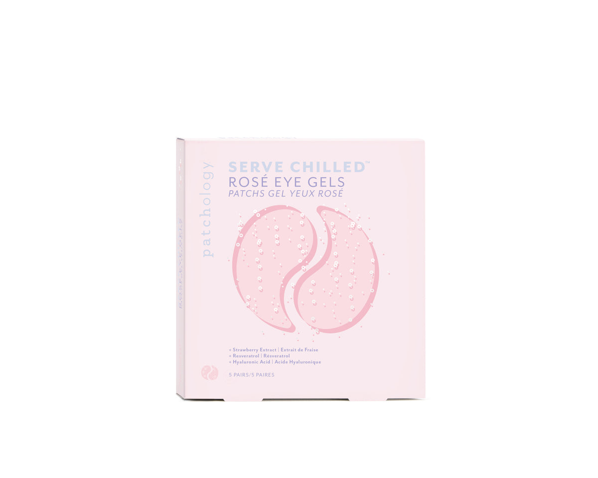 Serve Chilled Rose Hydrating Eye Gels 5 Pair/Box