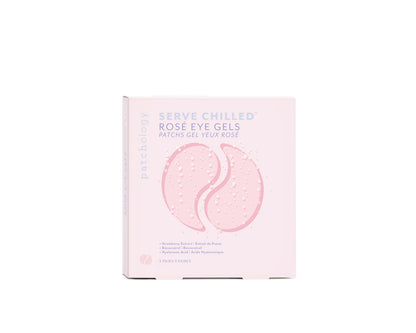 Serve Chilled Rose Hydrating Eye Gels 5 Pair/Box
