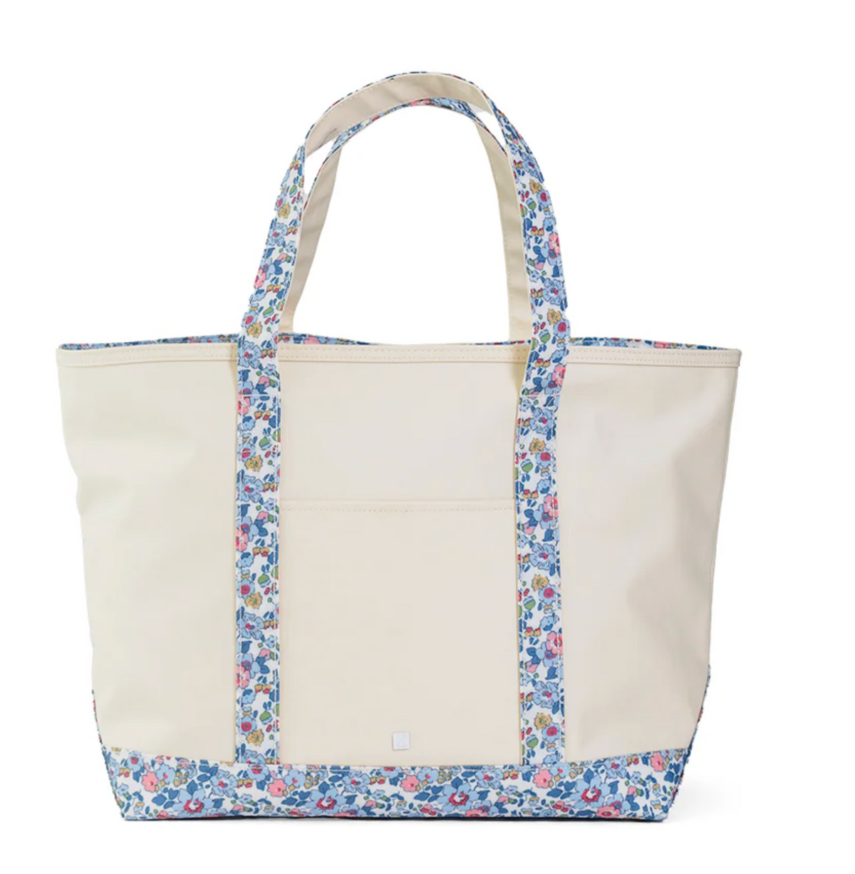 MAXI TOTE - COATED CANVAS (L)  w/BRIDGEHAMPTON TRIM