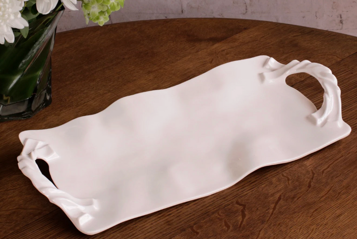 Sasha Long Rectangular Tray with Handles