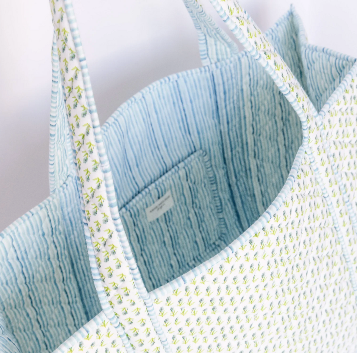 Large Abide Floral Tote Bag