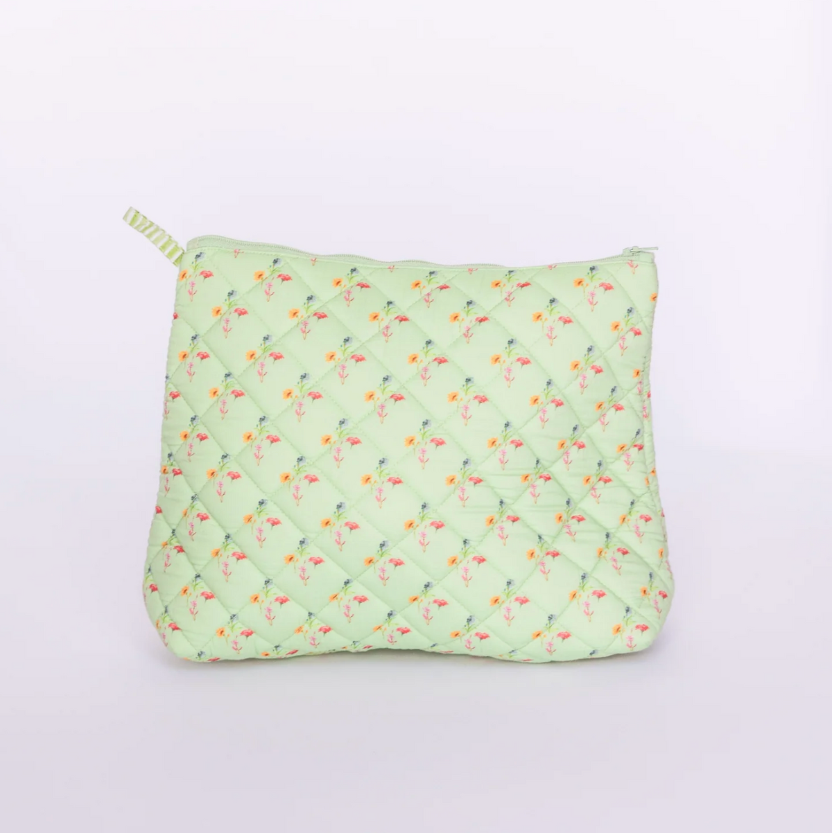 Large Green Multi Cosmetic Bag