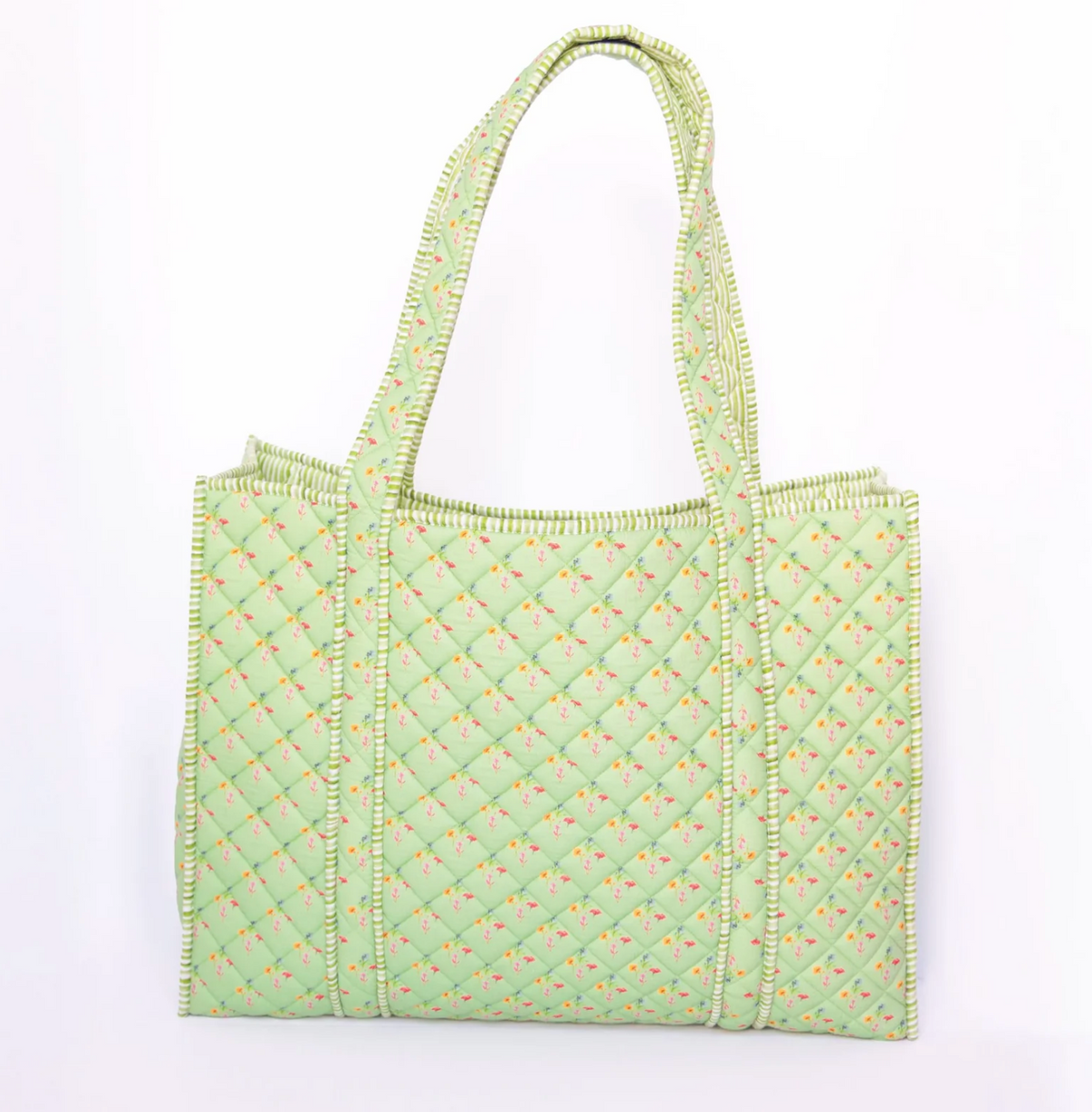 Large Green Multi Tote Bag