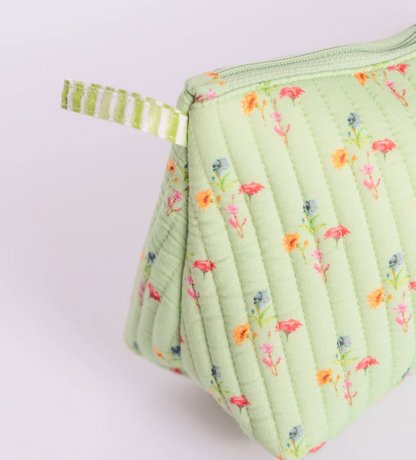 Small Green Multi Cosmetic Bag
