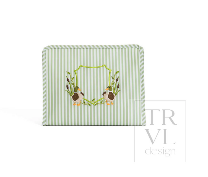 TRVL Roadie Large Zip Pouch - Duck Sage