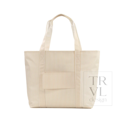 TRVL Jumbo Stripe Tote - XL