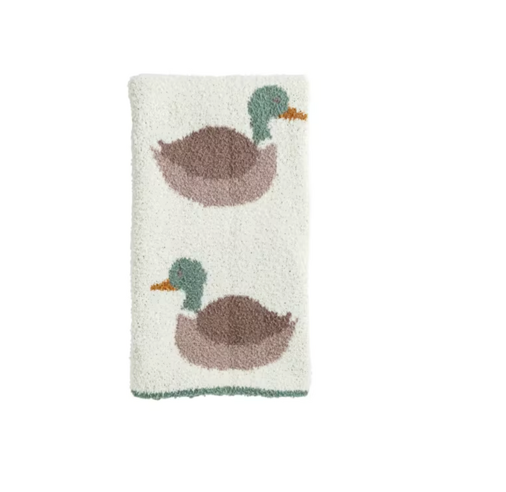 Mallard Chenille Blanket