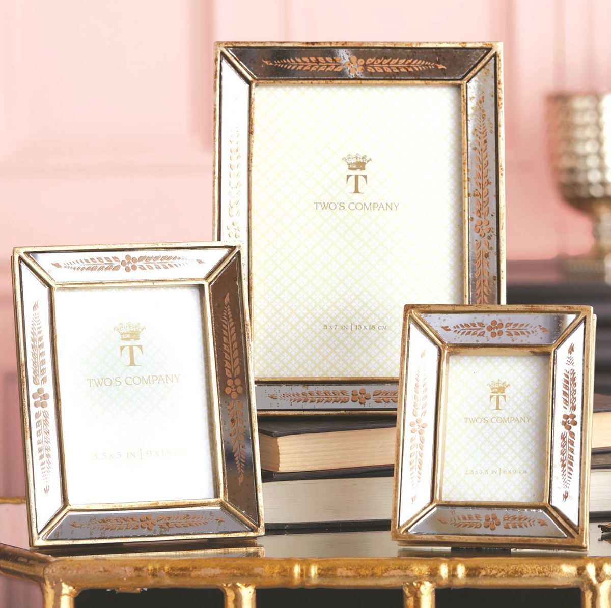 Gold Leaf Photo Frames