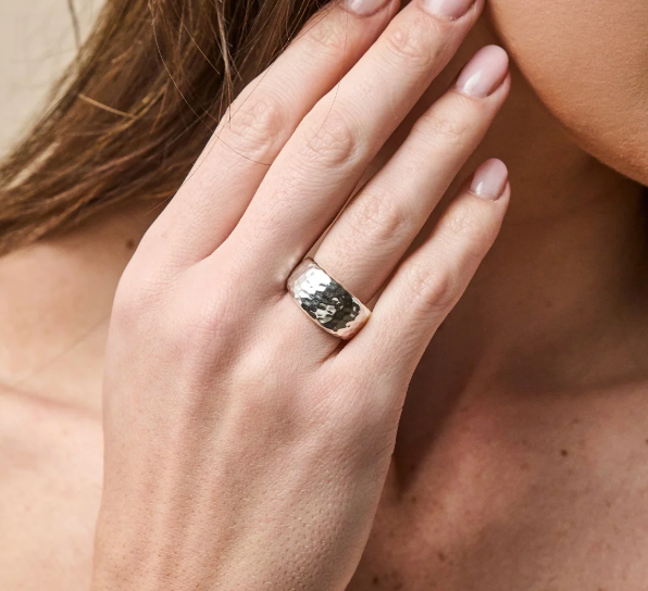 Cleopatra Band Ring In Silver