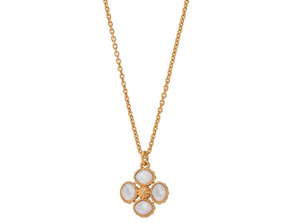 Berry Clover Double Sided Charm Necklace