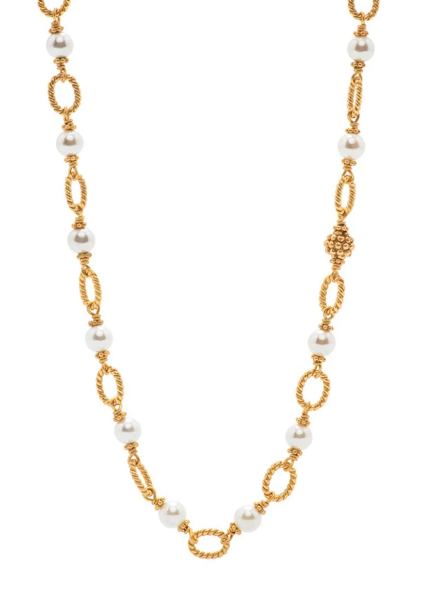 Berry and Bead Chain Necklace