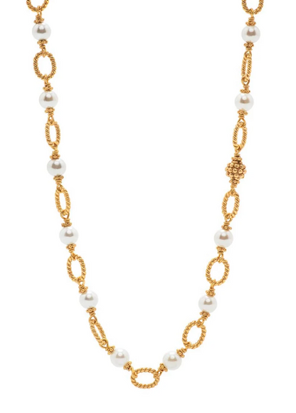 Berry and Bead Chain Necklace
