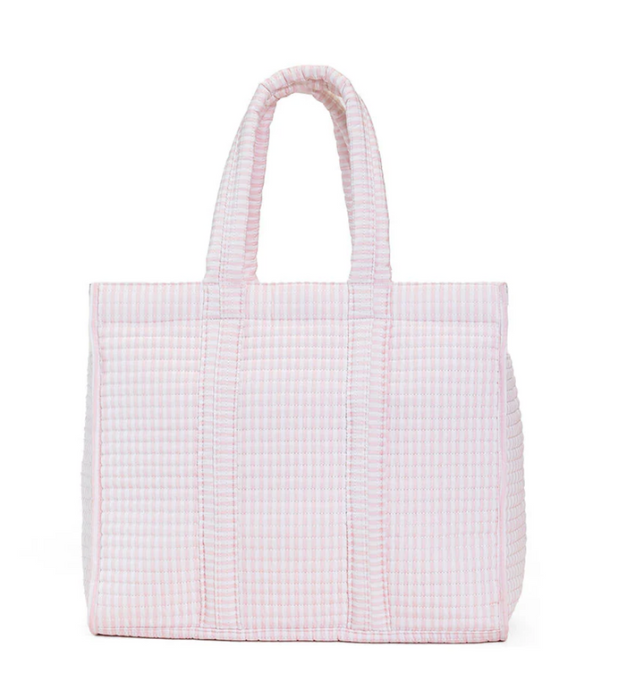 QUILTED GO GO TOTE PIMLICO STRIPE