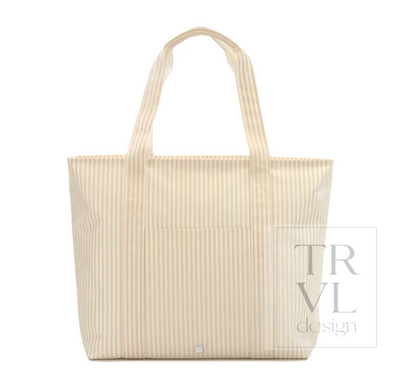 TRVL Jumbo Stripe Tote - XL
