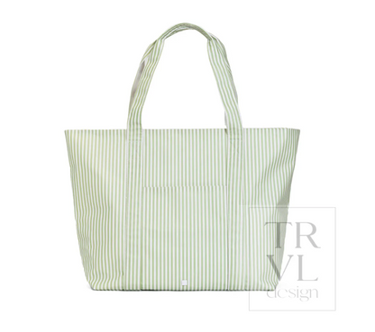 TRVL Jumbo Stripe Tote - XL