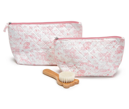 Animal Toile Pouch - Set of 2