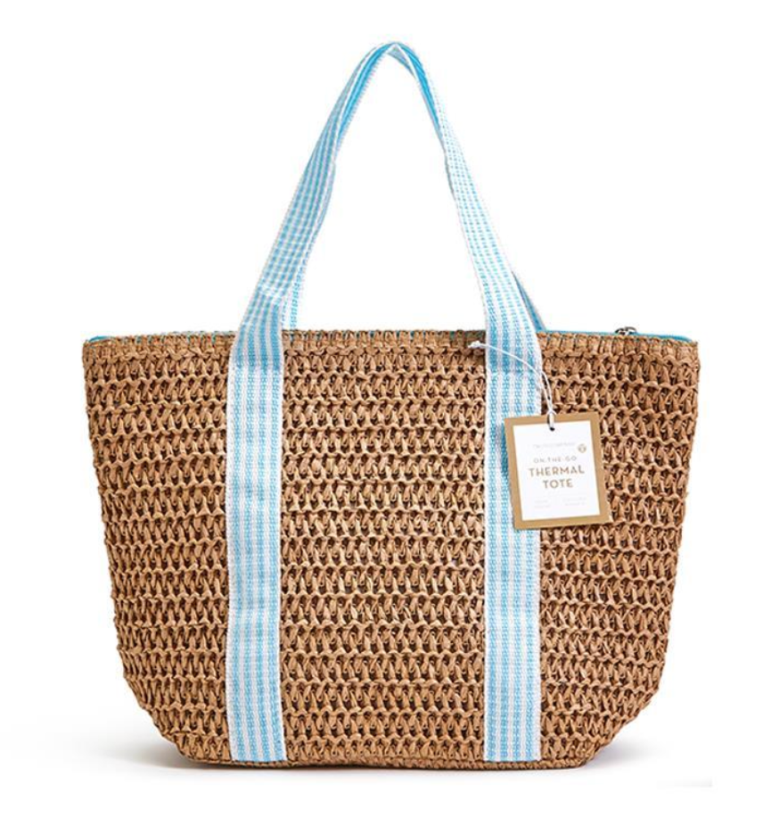Woven Thermal Lunch Tote