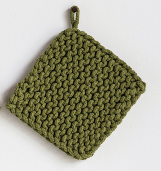 Cotton Crocheted Pot Holder