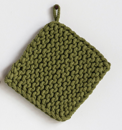 Cotton Crocheted Pot Holder