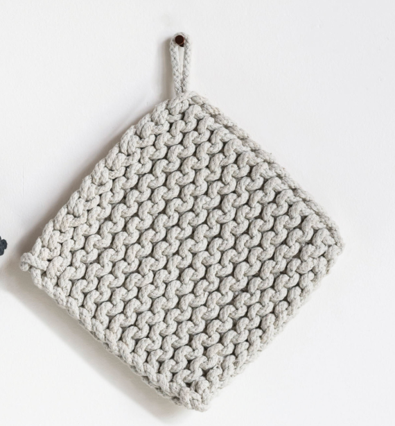 Cotton Crocheted Pot Holder