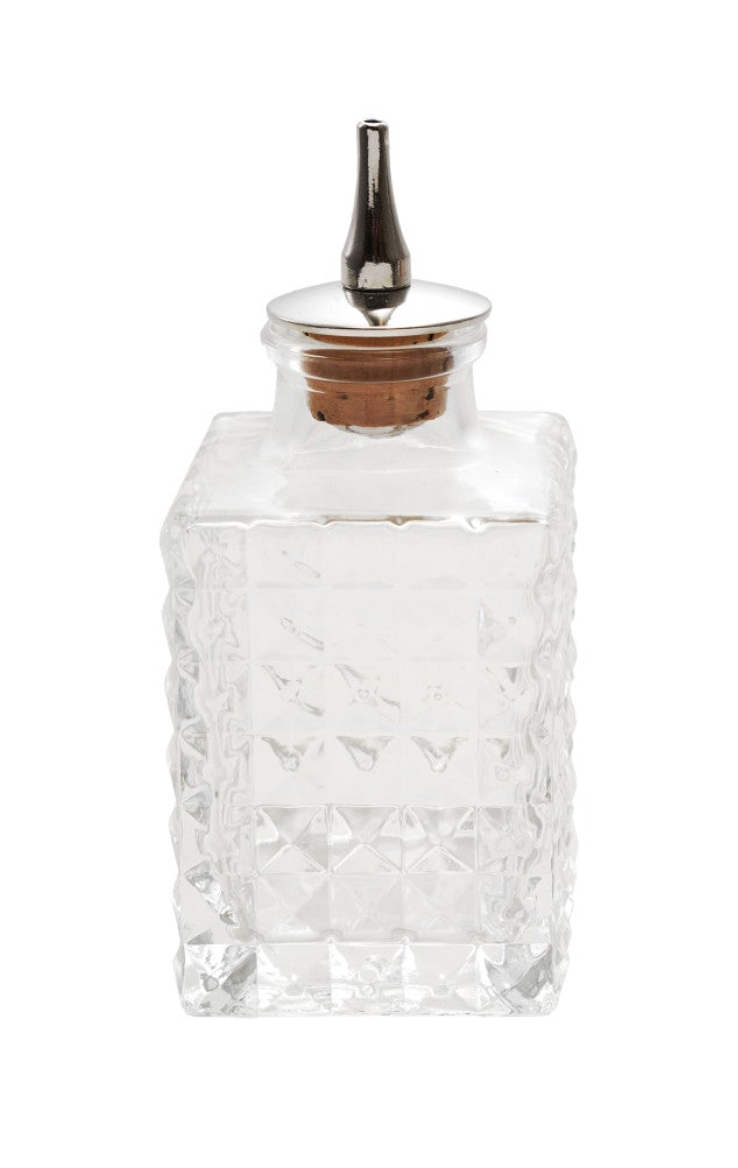 Mini 2 oz Glass Bitters Bottle with Spout