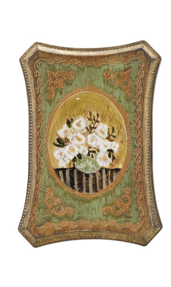 Wall Decor w/Antique Gold Finish