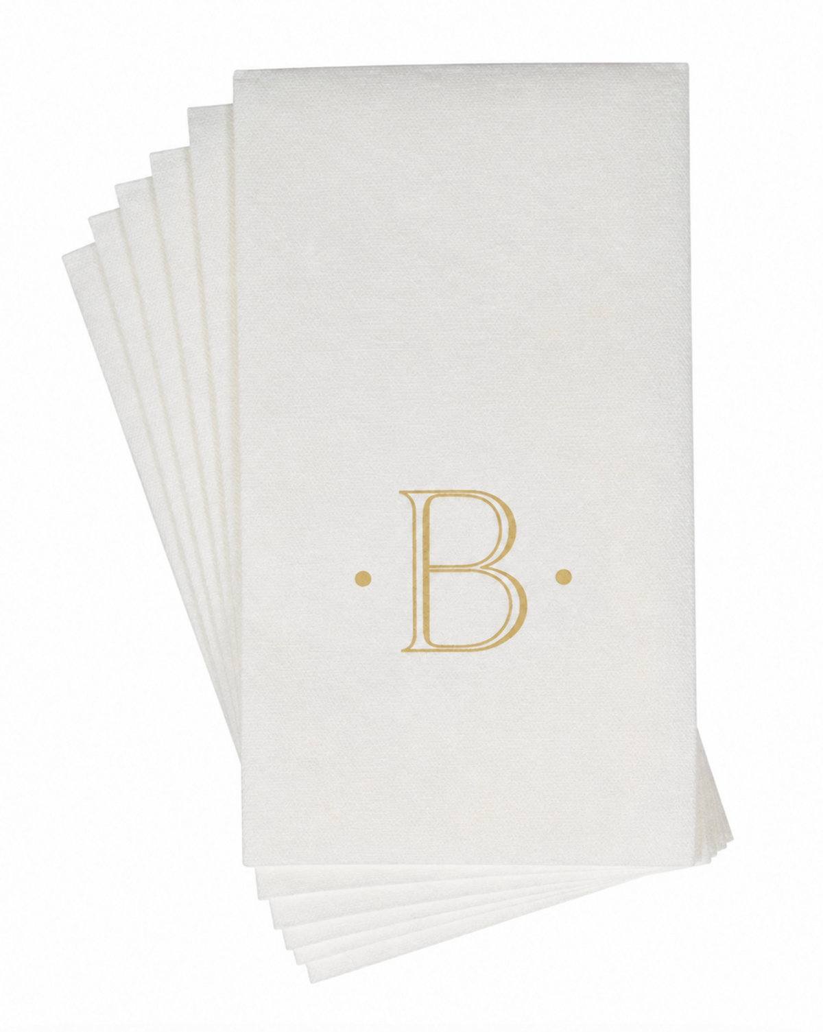 Initial Guest Napkin- Gold Foil